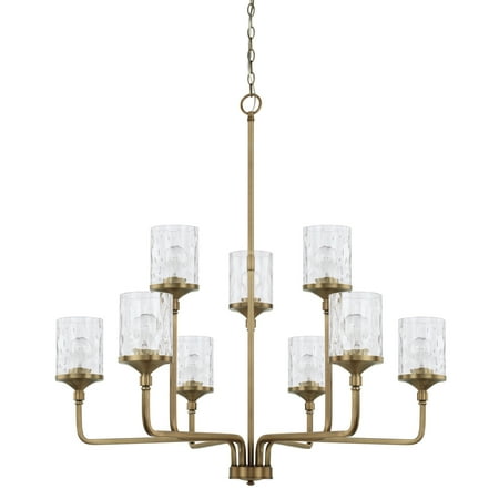 

Capital Lighting 428891-451 Colton 9 Light 38 Wide Chandelier - Brass