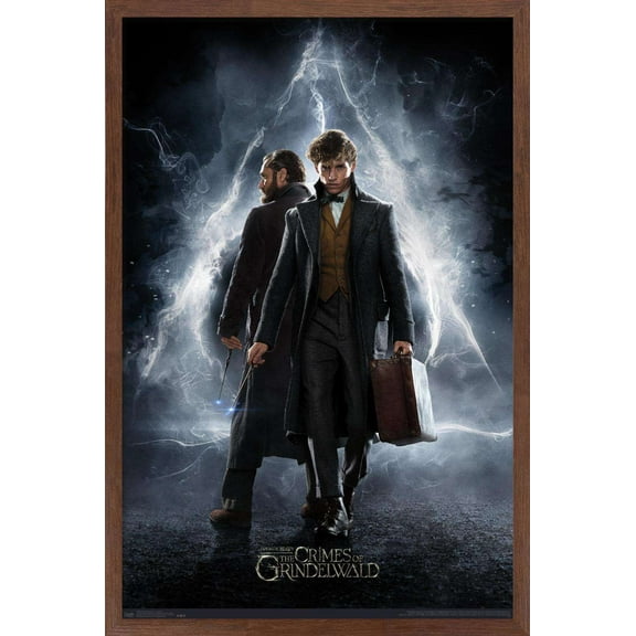 Fantastic Beasts: Crimes Of Grindelwald - Teaser Wall Poster, 14.725" x 22.375", Framed