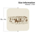 thumbnail image 3 of Balery 6 Pcs Western Desert Cowboys1leather Coasters Set, Drink Table Cup Coasters For Living Room Kitchen Coffee Decor, 3 of 9
