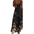 thumbnail image 2 of Baikeli Robes d'Été Pas Chères Mode Femme Décontractée d'Été avec Poches Sans Manches en Dentelle à Imprimé Robe à Col en V Robes pour Femmes, 2 of 5