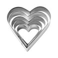 thumbnail image 5 of Pebbuoy 1 Set Cookie Cutter Stainless Steel Heart Cookie Mold Easy to Clean Versatile Baking Mold for Home Kitchen, 5 of 7