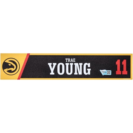 Trae Young Atlanta Hawks Player-Issued #11 Black Nameplate from the 2022-23 NBA Season – Fanatics Authentic Certified