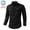 Black, variant on Men's 100% Cotton Long Sleeve Work Shirt, Casual Button-Down Utility Shirt with Multi Pockets