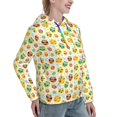 thumbnail image 6 of Sikiie Colorful Owls 1 Women's Casual Hoodies Long Sleeve Lightweight Pullover Tops Loose Sweatshirt-Large, 6 of 7