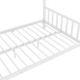 thumbnail image 5 of Bellemave Full Size House Bed,Metal Full Platform Bed Frame with 2 Storage Drawers and Roof,Full Storage Canopy Bed for Bedroom, White, 5 of 13