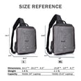 thumbnail image 3 of Bandolera de lona Schkleier para hombre, 3 of 7