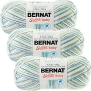 Bernat Softee Baby Yarn - Ombres-Prince Pebbles, Multipack Of 3