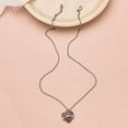 thumbnail image 6 of Srix Big Little Sis Necklaces Gifts for 2 Sisters Matching Necklace for Women Sister Birthday Christmas Gift for Bestie Friendship Gifts for Women Friends Pink Heart Necklaces Set for A416, 6 of 7