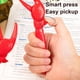 thumbnail image 5 of Bolígrafo con forma de garra de cangrejo, prensa y clip con forma de garra de langosta, bolígrafo personalizado divertido, material de oficina para el inicio de la temporada escolar, 35 ml Akmoler, 5 of 8