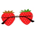 thumbnail image 5 of SILENRADAWN Red Strawberry Shaped Beach Party Glasses 1Pcs UV Protection Metal PC for Girls, 5 of 8
