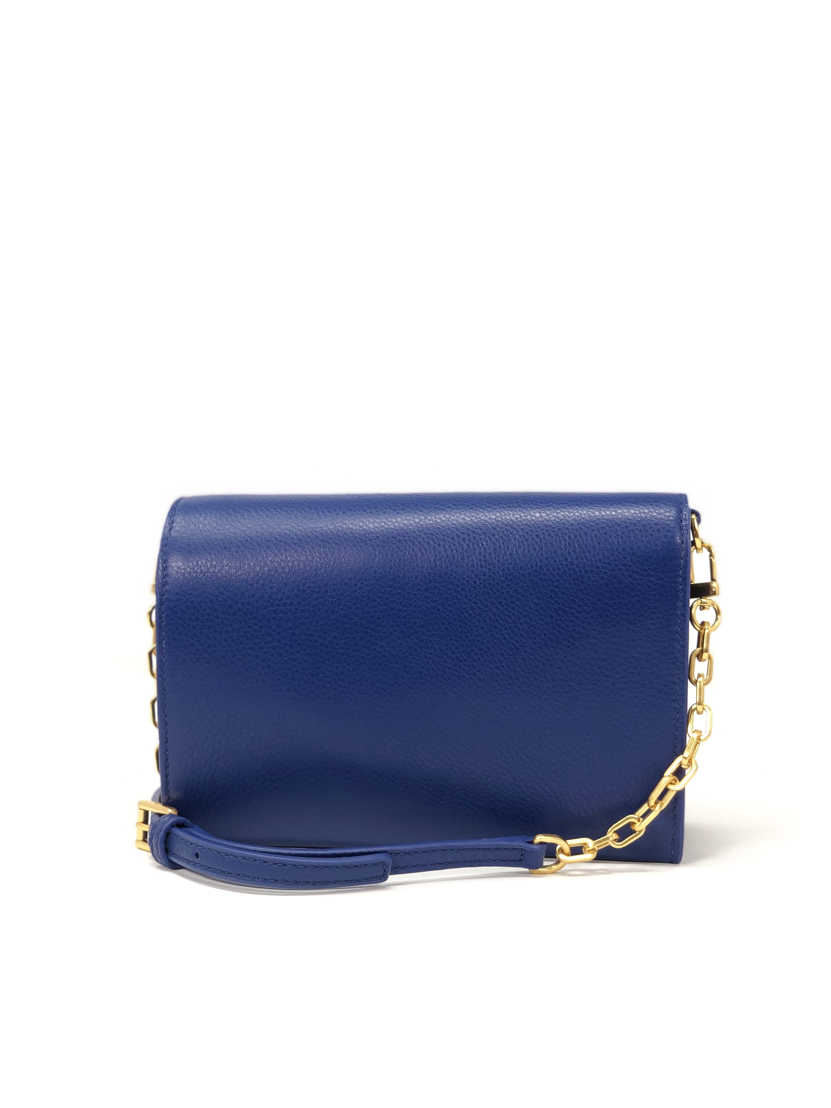 Tory Burch Women s Crossbody Bag Fresh Blueberry Rolled Gold Walmart