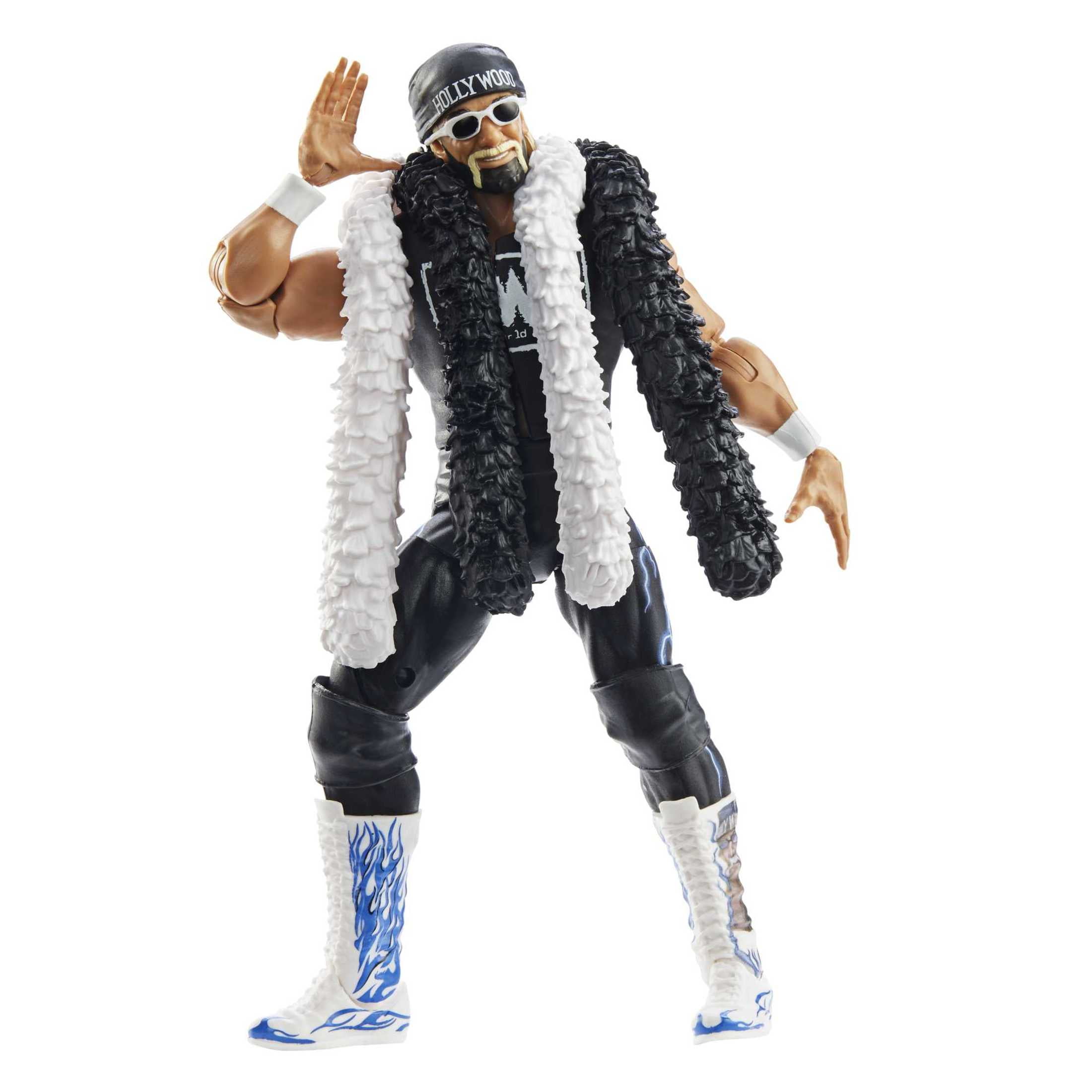 WWE WrestleMania Elite Collection "Hollywood" Hulk Hogan Action Figure with Build-A-Figure Accessories