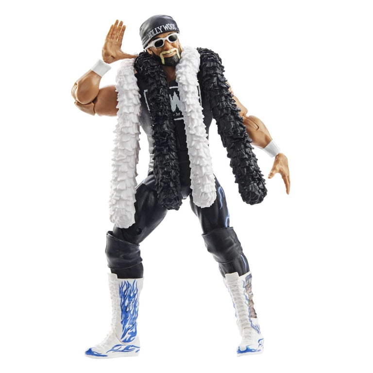 WWE Elite actiefiguur SummerSlam Hulk Hogan met accessoire en Mr. Perfect Build-A-Figuur Onderdelen
