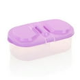 thumbnail image 2 of Udiyo Clear Plastic Stackable Food Storage Container (2 Count), 2 of 8