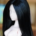 thumbnail image 4 of Cabeza de muñeca a escala 1/6 Perfecl con cabello lacio negro 30cm, 4 of 8