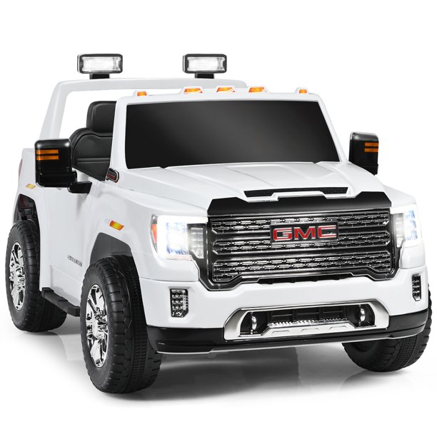 Gymax 12V Licensed GMC Kids Ride On Car 2Seater Truck w/ Remote