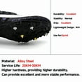 thumbnail image 6 of 48 PCS 6.4mm 1/4 inch Pyramid Track Spikes Steel Alloy Spike Replacements for Sprint Running, Cross Country, Include Wrench, 6 of 8