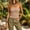 Beige, variant on Women's Waffle Knit Strapless Tube Top, Solid Sleeveless High Waist Slim Fit Y2K Crop Camisole Brown S