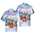 thumbnail image 3 of Hello Welcome Winter The Ski Chinese Shar-Pei Snowy Day Hawaiian Shirt Breathable Summer Unisex Merch Dog Lover - 13013, 3 of 6