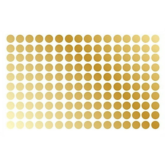 Innovative Stencils Polka Dot Wall Decal Nursery Kids Room Peel and Stick Removable Sticker Circle Pattern Décor (1.5" (150 Dots)) #1326