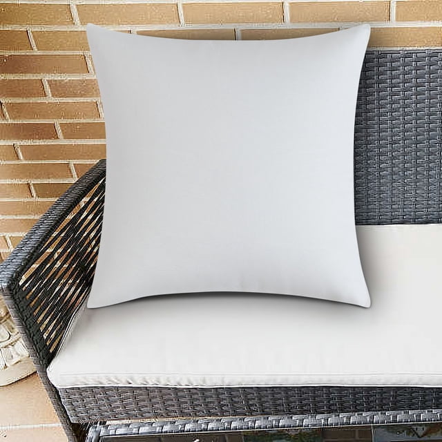 Housse de Coussin d'Extérieur Imperméable - 19,7 Pouces x 19,7 Pouces - Protège-Coussin Moderne Uni, Housse de Mobilier de Patio Contemporain, Coussin de Dossier Résistant aux Intempéries, JKODE