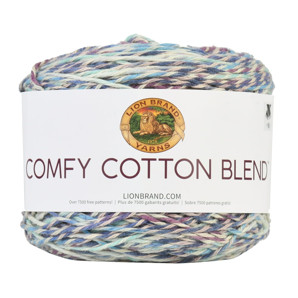 Lion Brand Yarn 392 Yd Comfy Cotton Blend Cloud Nine Yarn