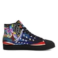 thumbnail image 2 of Autism Love Cat High Top Canvas Shoes Sneakers Black Size 12, 2 of 7