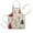 Beige Christmas Tree, variant on Beige Christmas Tree Pattern Kids Aprons for Girls and Boys,Adjustable Neck Strap Toddler Aprons for Kids Cooking Baking