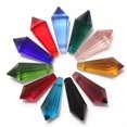 thumbnail image 3 of 20pcs 8x20mm Colorful Glass Beads - Water Drop Shape with Horizontal Hole for Jewelry Making, DIY Crafts, Earrings, Bracelets, Necklaces - Vibrant Assorted Colors, Glass Beads for Jewelry Making,, 3 of 18