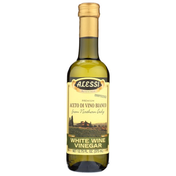 Alessi Organic Italian White Wine Vinegar, 12.75 Oz