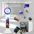 thumbnail image 3 of Photo Booth for iPad Pro12.9in 6th/5th/4th/3rd Generation Video Shooting Selfie LCD Screen RGB Colorful Light Photo Booth Remote Contro Adjustable Stand Photobooth Machine for Wedding Christmas, 3 of 10