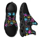 thumbnail image 1 of Zapatos planos de plataforma ligeros para mujer, de nuevo estilo, con diseño de cielo estrellado y diseño dental oscuro, zapatillas de malla para mujer, 1 of 6