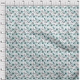 thumbnail image 4 of oneOone Polyester Spandex White Fabric Floral Craft Projects Decor Fabric Printed By The Yard 56 Inch Wide, 4 of 4