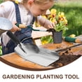 thumbnail image 3 of Garden Hand Shovel Trowel for Digging and Transplanting Made of Stainless Steel Silver Lightweight, 3 of 8