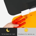 thumbnail image 6 of 2-in-1 Car Sun Visor Anti-Glare Shield - Day/Night UV Block Non-Dazzle Sunshade Mirror Goggles, Reduces Glare & UV Rays, Ideal for All Car Models Safe Driving Visibility, 13*5in, Black, 6 of 10