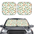 thumbnail image 2 of Vsdgher Cute Carrot Print Car Windshield Sun Shade, Reflective Sunshade Window Sunshade Sun Visor Protector Fit for Cars,Trucks,SUVs-Small, 2 of 6