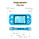 thumbnail image 5 of Reproductor de juegos portátil con pantalla IPS HD de 3,5 pulgadas Consola de video retro (Azul) WDOplteas Para estrenar, 5 of 9