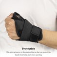 thumbnail image 2 of Qarigey Muñequera Manga de la yema del dedo Protector de articulación transpirable Vendaje de absorción de impactos Compresión para entrenamiento guantes y mitones Negro Qarigey AP018250-01, 2 of 6