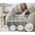 thumbnail image 5 of Serenity All Season Weighted Velvet Plush Bed Blanket, 60" x 70", 5 of 5