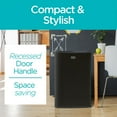 thumbnail image 3 of Black + Decker BCRK43B Compact Refrigerator Energy Star Single Door Mini Fridge with Freezer, 4.3 Cubic Ft., Black, 3 of 7