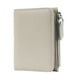 thumbnail image 4 of Cartera para mujer, tarjetero, plegable, multiusos, con cremallera, ligera, moderna. Blanco, 4 of 9