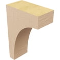 thumbnail image 5 of 2"W x 4"D x 6"H Classic Stockport Rough Cedar Woodgrain TimberThane Corbel, Primed Tan, 5 of 6