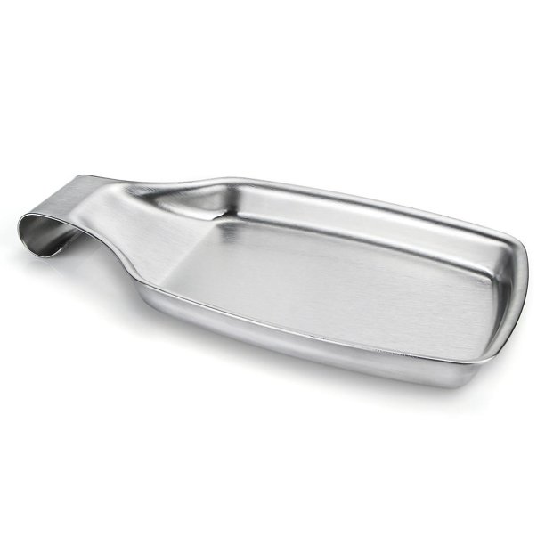 NinebeCJ Spoon Rest For Stove Top, Large Stainless Steel Spoon Rest