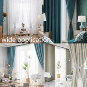 BEL AVENIR 2 Pack Curtain Tieback Tassel Drapery Rope Handmade Holdbacks Home Decorative Blue