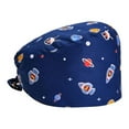 thumbnail image 2 of 8 Pcs Gourd Caps Nurse Long-time Service Pure Color Dull Polish Printed Professional Assorted Colors Work Uniform Operating Hats L10, 2 of 6