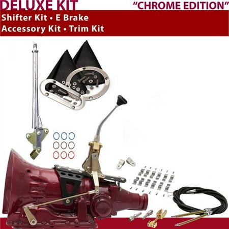 American Shifter FMX Shifter Kit 8 in. E Brake Cable Clamp Clevis Trim Kit for D58C7