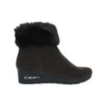 thumbnail image 2 of DKNY Womens Abri Faux Suede Faux Fur Booties, 2 of 3