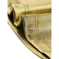 thumbnail image 5 of INSPIRE CHIC Women's Metallic Textured Short Sleeve Shiny Party Tops 3XL Gold, 5 of 6