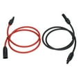 thumbnail image 1 of 10AWG Solar Extension Cable,  Conductivity Insulation Shell Solar Panel Extension Cable  For Generation Equipment 1m / 3.3ft,3 M / 9.8ft,5m / 16.4ft,10m / 32.8ft, 1 of 8