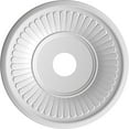 thumbnail image 5 of Ekena Millwork 19"OD x 3 1/2"ID x 1"P Berkshire Thermoformed PVC Ceiling Medallion (Fits Canopies up to 8 3/8"), UltraCover Satin Smokey Beige, 5 of 5